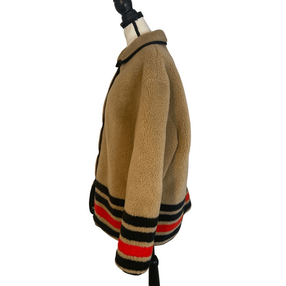 Burberry Teddy Sherpa Style Kettlewell Jacket New - Picture 4 of 10
